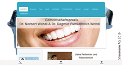 Desktop Screenshot of dr-wendl.de